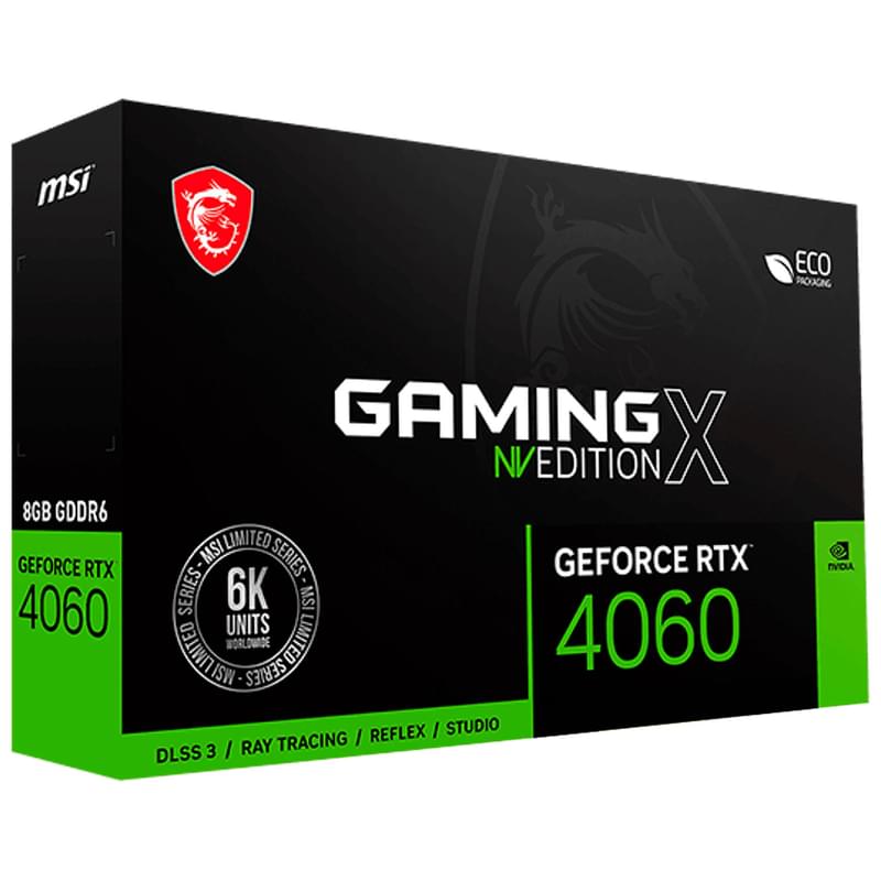 Видеокарта MSI RTX 4060 GAMING X NV EDITION 8GB 128bit/G6 (HDMI+3DP) - фото #4, Technodom.kz Видеокарта MSI RTX 4060 GAMING X NV EDITION 8GB 128bit/G6 (HDMI+3DP) - фото #4, Technodom.kz