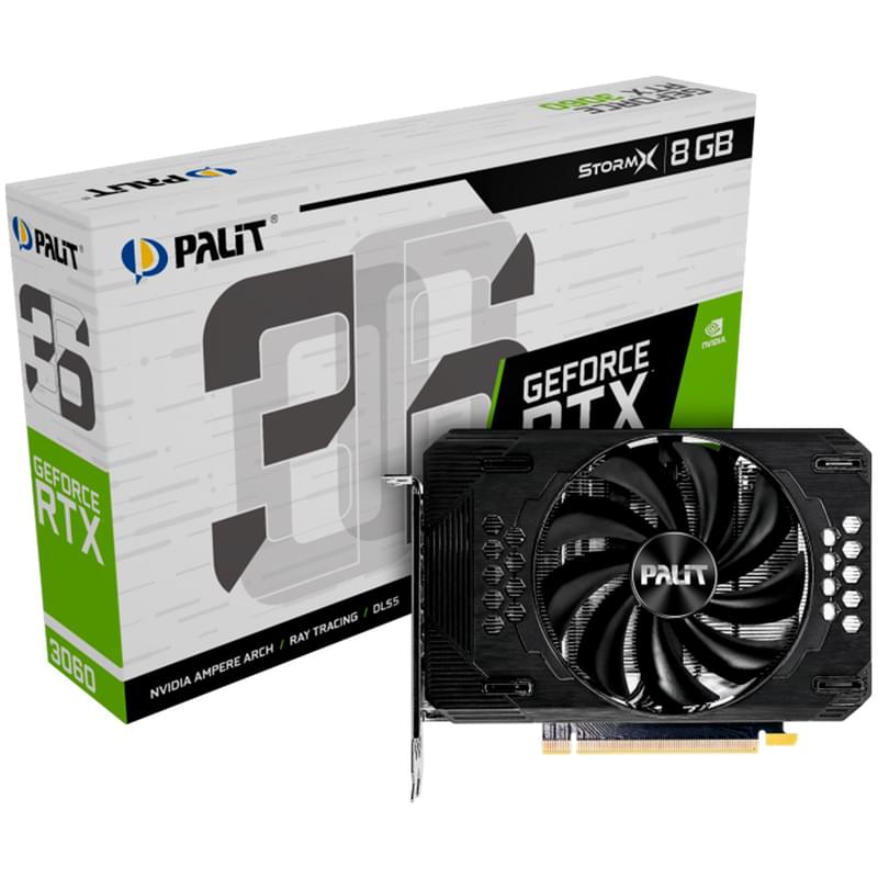 Видеокарта Palit RTX 3060 StormX 8GB 128bit/G6 (HDMI+3DP)(NE63060019P1-190AF) - фото #5, Technodom.kz Видеокарта Palit RTX 3060 StormX 8GB 128bit/G6 (HDMI+3DP)(NE63060019P1-190AF) - фото #5, Technodom.kz