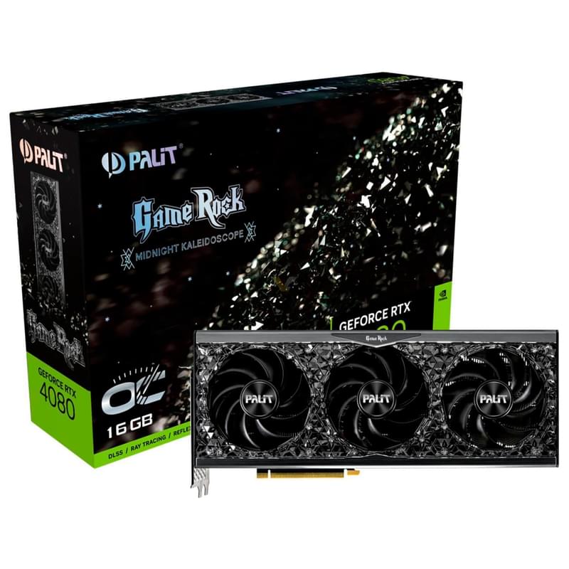 Palit RTX 4080 GameRock OC 16GB 256bit/G6X (HDMI+3DP)(NED4080S19T2-1030G) бейнекартасы - фото #6, Technodom.kz