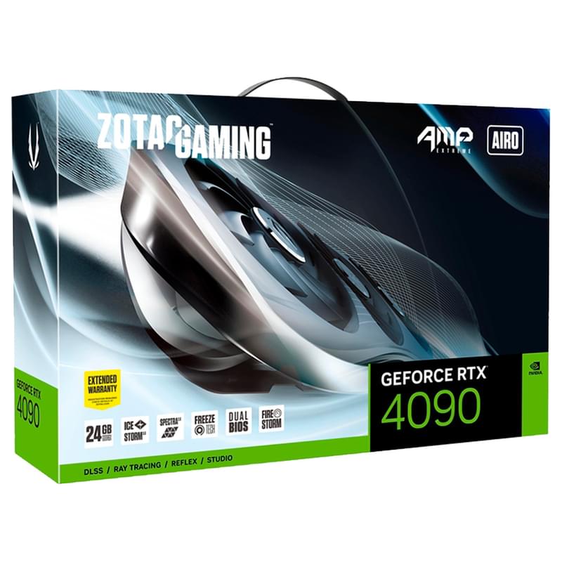Видеокарта ZOTAC Gaming RTX 4090 AMP EXTREME AIRO 24GB 384bit/G6 (HDMI+3DP)(ZT-D40900B-10P) - фото #5, Technodom.kz