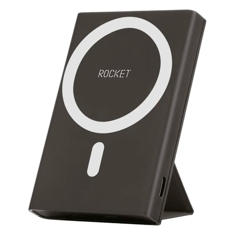 Внешний аккумулятор ROCKET HOLD, PD20W 5000mAh, MagSafe, black (RPB501BL5000-CLM) - фото #6, Technodom.kz