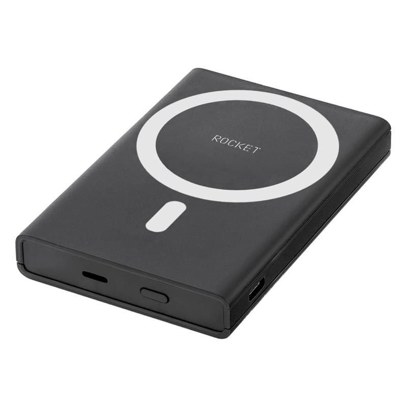 Внешний аккумулятор ROCKET HOLD, PD20W 5000mAh, MagSafe, black (RPB501BL5000-CLM) - фото #7, Technodom.kz