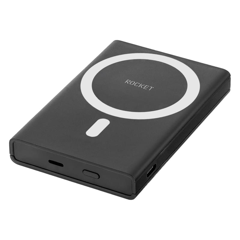 Внешний аккумулятор ROCKET HOLD, PD20W 5000mAh, MagSafe, black (RPB501BL5000-CLM) - фото #7, Technodom.kz