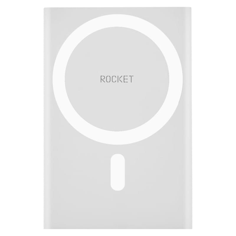 Внешний аккумулятор ROCKET HOLD, PD20W 5000mAh, MagSafe, light grey (RPB503LG5000-CLM) - фото #1, Technodom.kz