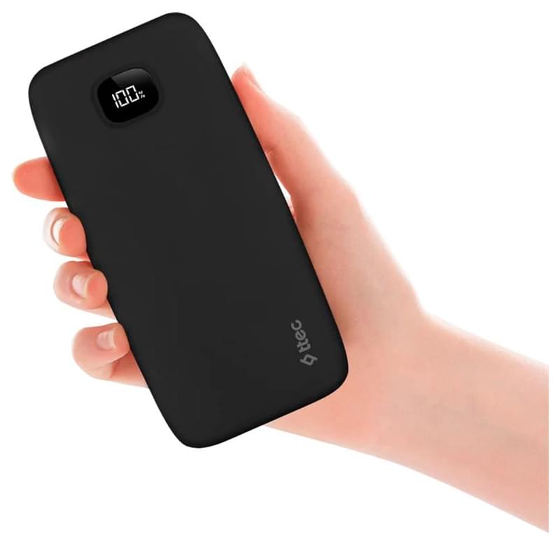 Внешний аккумулятор ttec ChargeUp Pro LCD 10.000mAh PD 20W Black (2BB209S) - фото #5, Technodom.kz