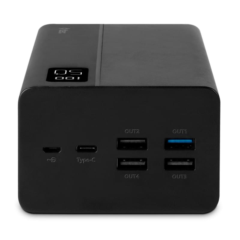 Внешний аккумулятор TTEC ReCharger Mega LCD 50 000 мАч PD 20Вт, Black (2BB197S) - фото #3, Technodom.kz