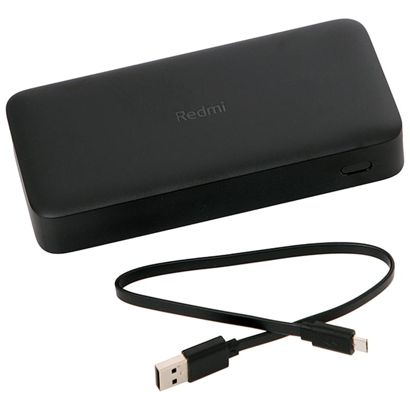 Внешний аккумулятор Xiaomi Redmi, 20000Mah, 18W Fast Charge, Black (VXN4304GL) - фото #4, Technodom.kz