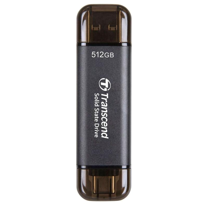Внешний SSD 512 GB , USB 10Gbps, Type C/A ESD310C Transcend (TS512GESD310C) - фото #0, Technodom.kz
