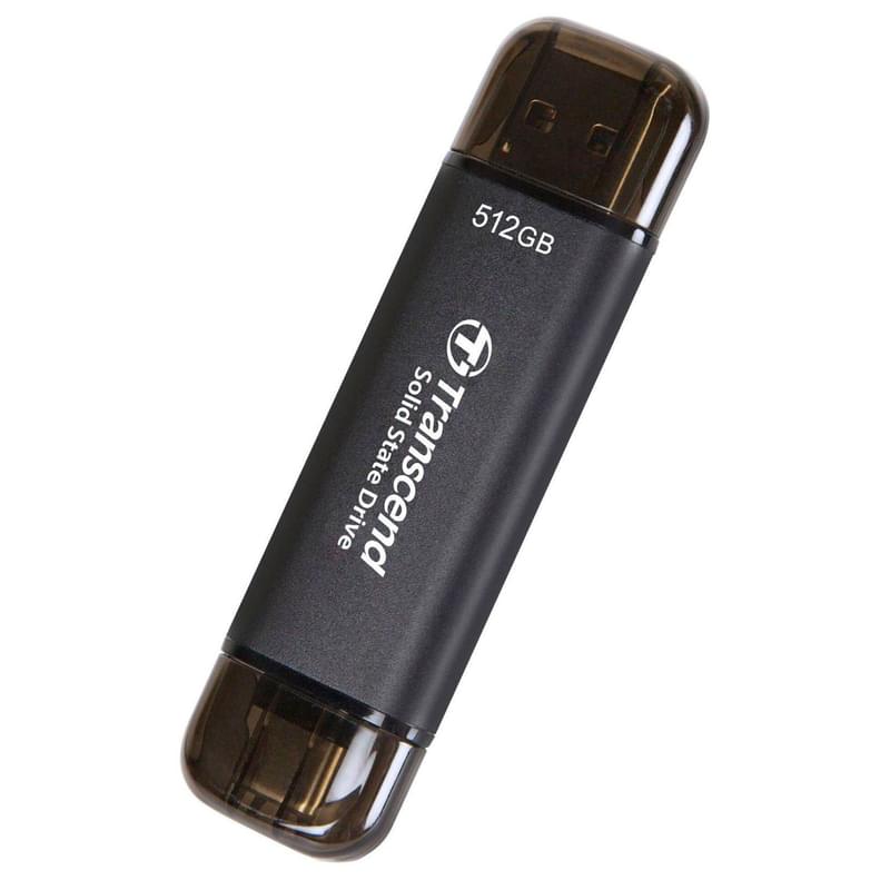 Внешний SSD 512 GB , USB 10Gbps, Type C/A ESD310C Transcend (TS512GESD310C) - фото #2, Technodom.kz