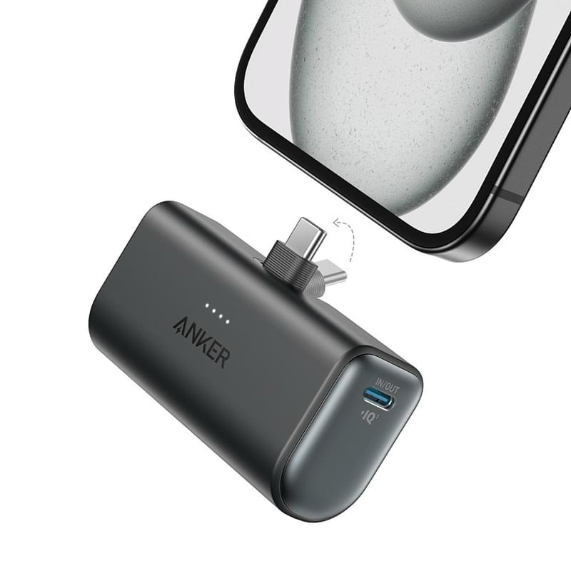 Внешний аккумулятор ANKER Nano Power Bank Black (ANK-A1653H11-BK) - фото #7, Technodom.kz