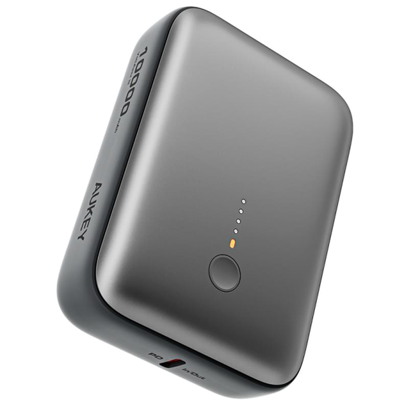 Aukey Spark Mini 30Вт 10000 мАч Grey сыртқы аккумуляторы (PB-Y55) - фото #0, Technodom.kz