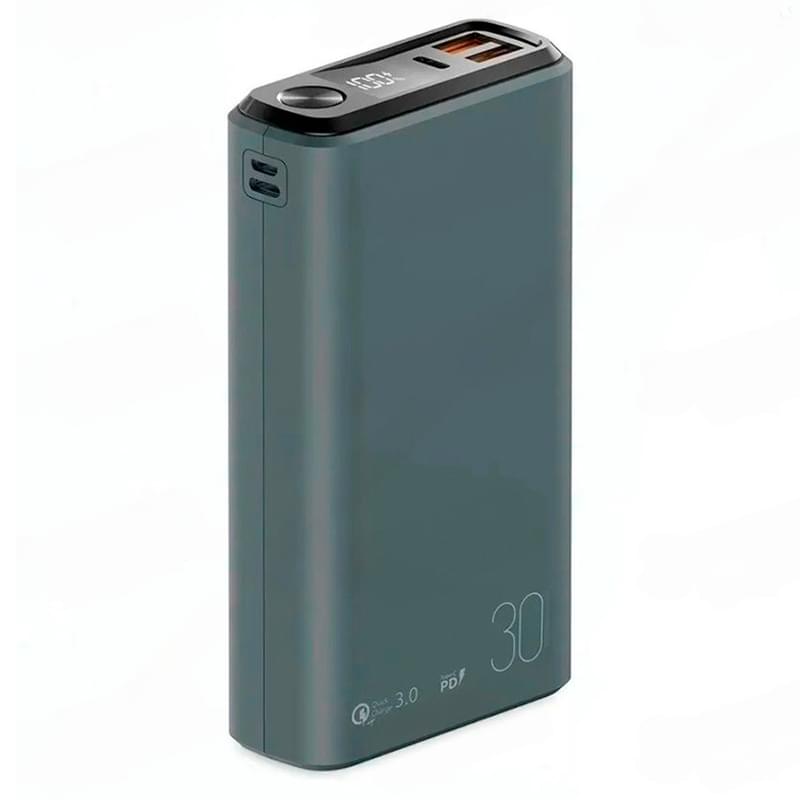 Внешний аккумулятор Olmio QL-30, 30000mAh, 20W PD,QC 3.0 space-gray (44449) - фото #1, Technodom.kz