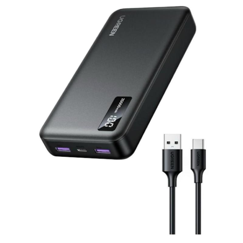 UGREEN Сыртқы аккумулятор 20000mAh PD 20W Power Bank (25683) - фото #0, Technodom.kz
