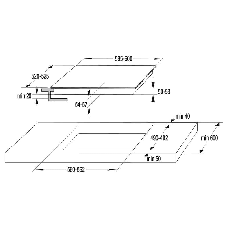 Gorenje ECT641BCSC кіріктірілетін электр ас пісіру панелі - фото #3, Technodom.kz