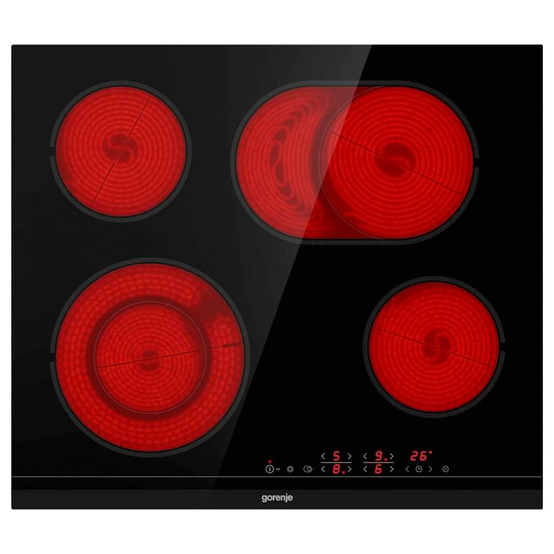 Встраиваемая электрическая варочная панель Gorenje ECT-643BCSC - фото #1, Technodom.kz Встраиваемая электрическая варочная панель Gorenje ECT-643BCSC - фото #1, Technodom.kz