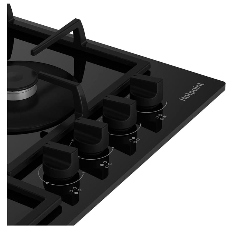 Hotpoint HG 62FA/BK кіріктірілген газ ас пісіру панелі - фото #3, Technodom.kz