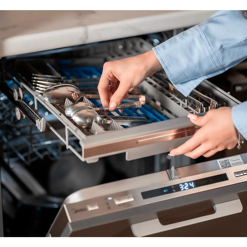 Midea MDWB-4518LF кіріктірілген ыдыс жуғыш машинасы - фото #8, Technodom.kz