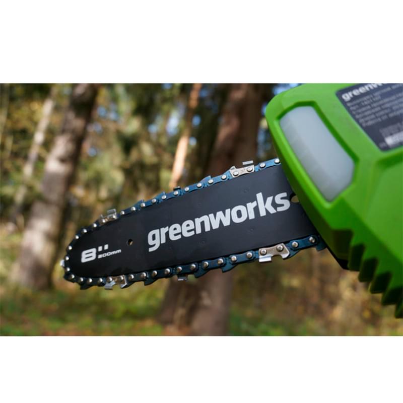Greenworks 40V аккумуляторлы биік кескіш-бұтақ кескіші 20 см АКБ мен ҚҚ жоқ (1401107) - фото #1, Technodom.kz