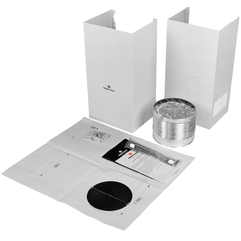 Вытяжка HEBERMANN HBKH 60.3 W - фото #2, Technodom.kz