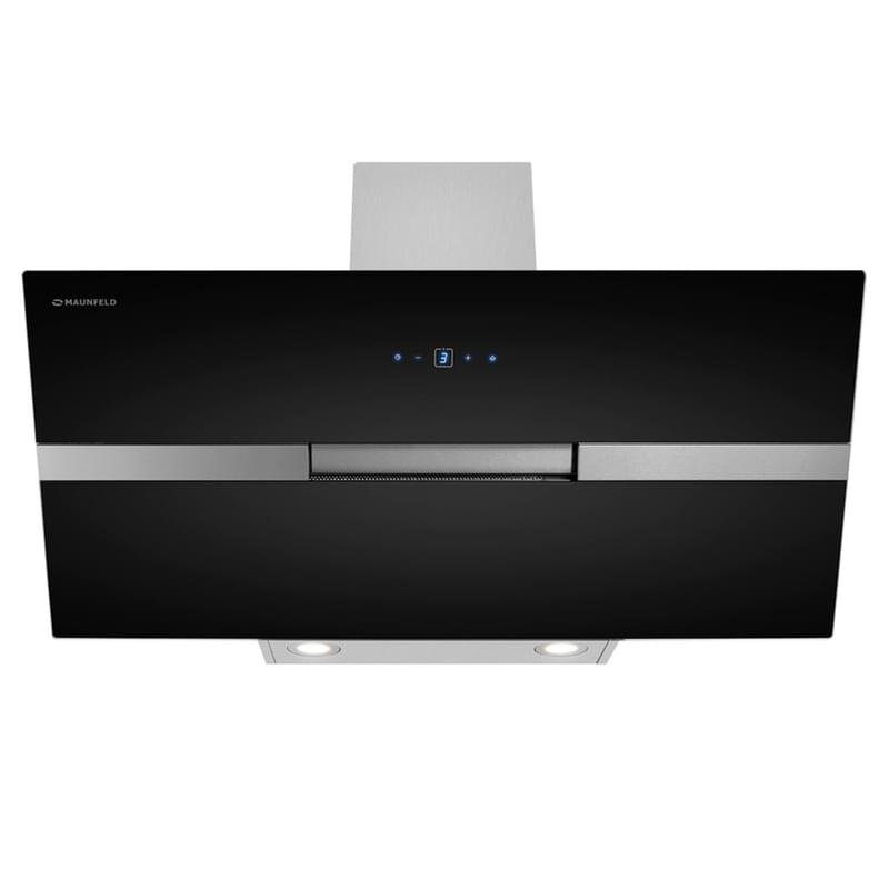MAUNFELD MERSEY 90 Inox Glass BLACK ауа сорғышы - фото #0, Technodom.kz