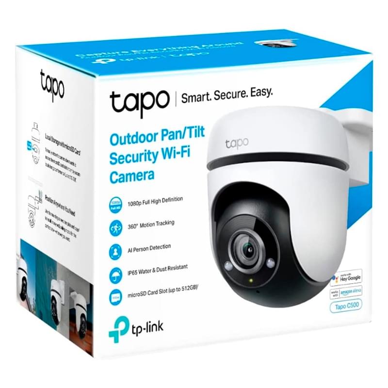 WiFi Камера TP-Link Tapo C500 1920x1080 ИК подсветка поворотная уличная - фото #1, Technodom.kz