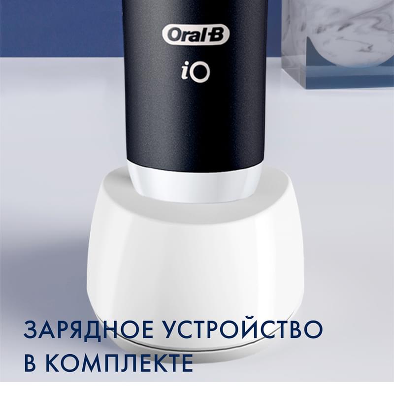 Электрическая зубная щётка Oral-B iO Series 4 Matte Black, Чёрная - фото #6, Technodom.kz