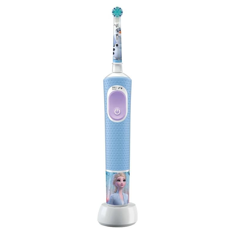 Детская электрическая зубная щетка Oral-B Vitality Pro Kids "Холодное Сердце 2" с мобильным приложением, круглая насадка, 3+ лет - фото #1, Technodom.kz