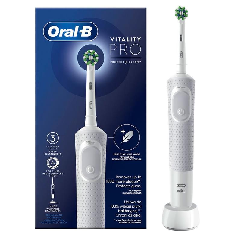 Зубная щётка Oral-B Vitality Pro D103 White - фото #0, Technodom.kz