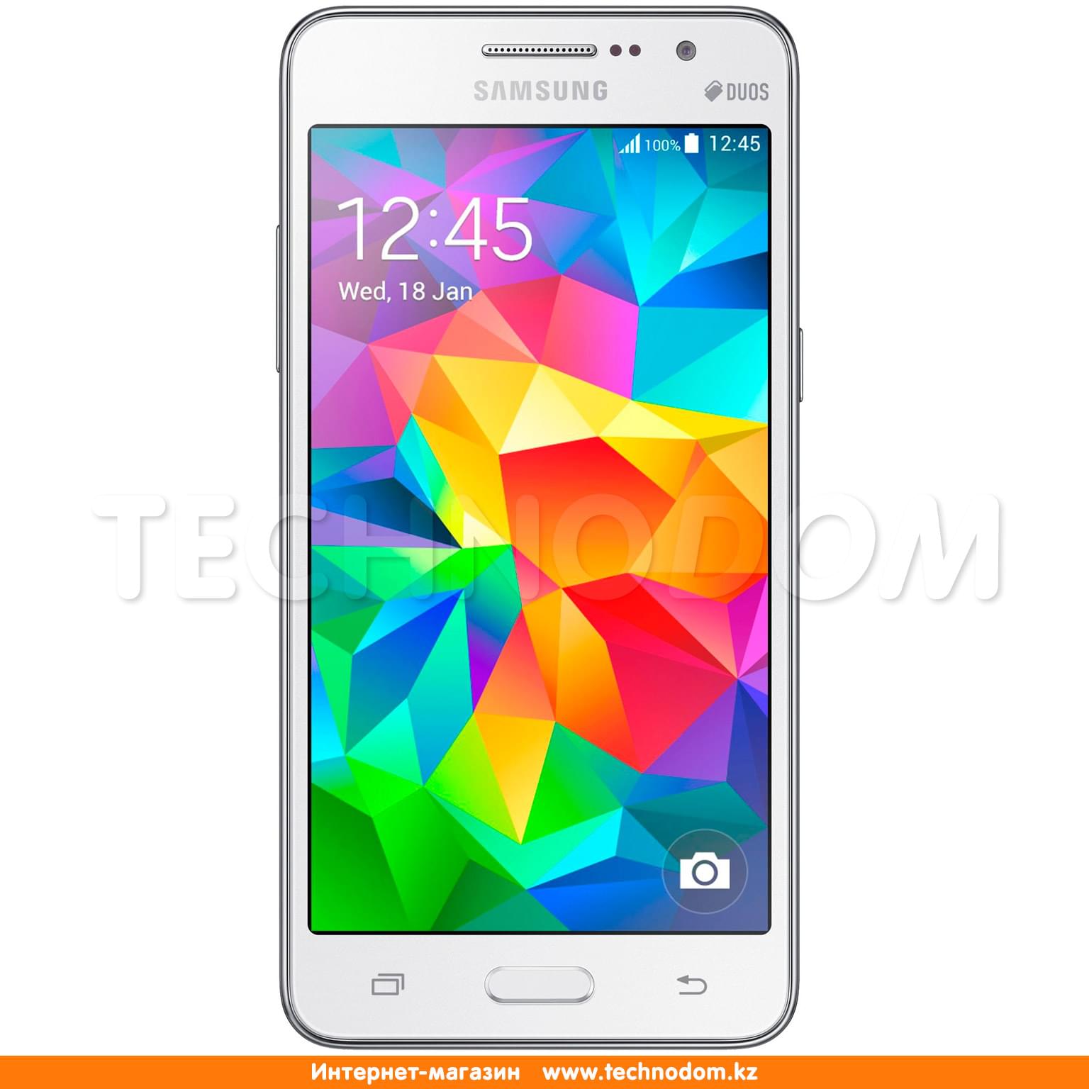 GSM Samsung SM-G531HZWDSKZ THX-AD-5-8-3 Galaxy Grand Prime Duos White -  купить по лучшей цене в Шымкенте | интернет-магазин Технодом