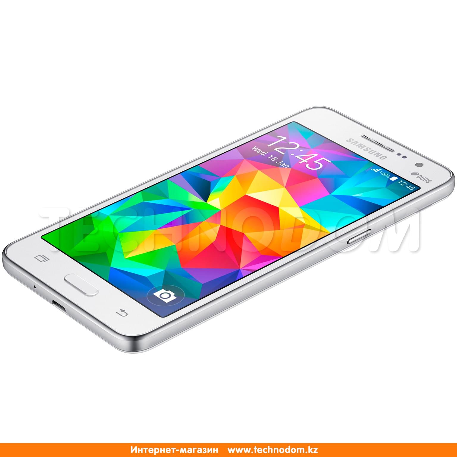 GSM Samsung SM-G531HZWDSKZ THX-AD-5-8-3 Galaxy Grand Prime Duos White -  купить по лучшей цене в Шымкенте | интернет-магазин Технодом