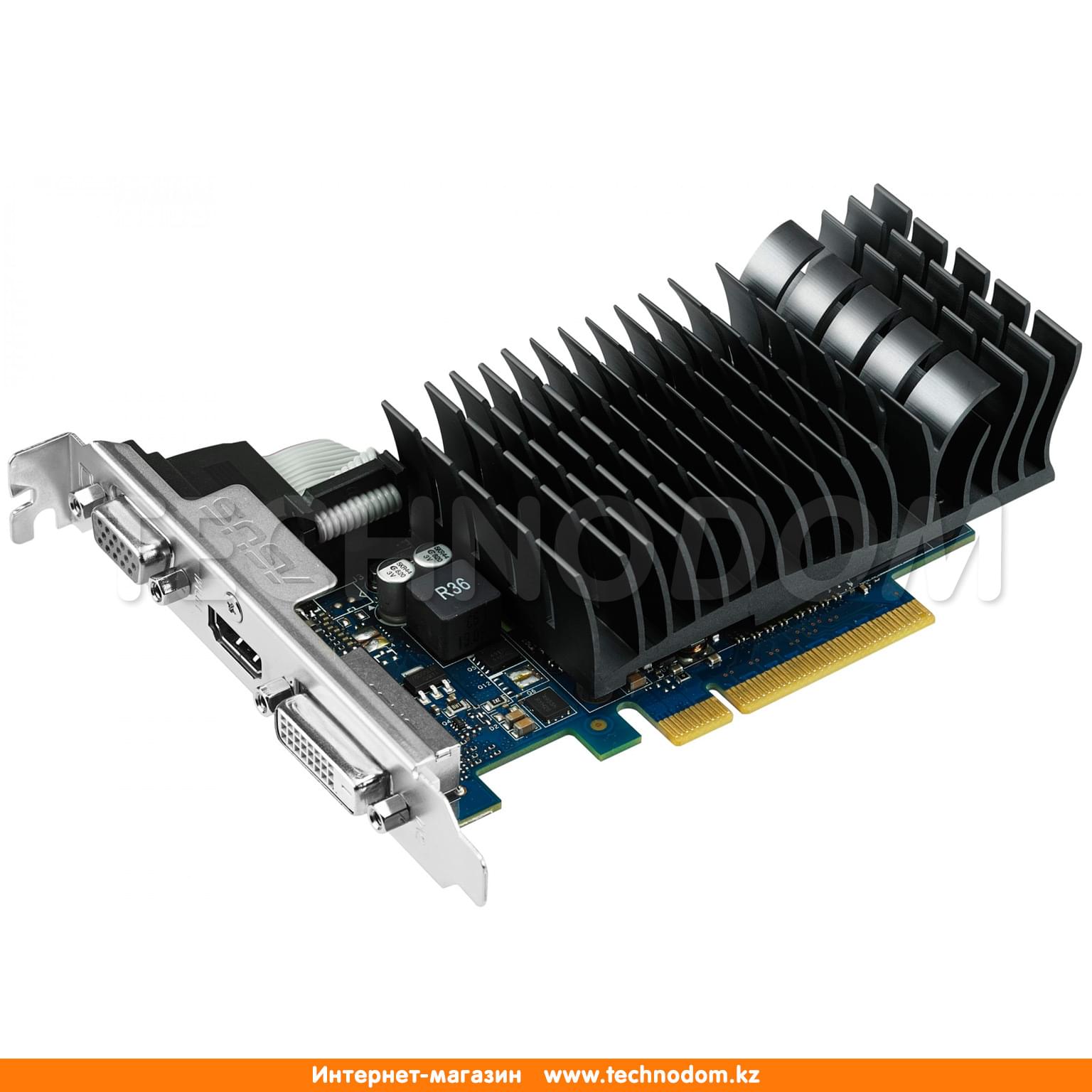 Видеокарта ASUS Nvidia GeForce GT 720 2Gb DDR3 (VGA+DVI+HDMI) - купить по  лучшей цене в Алматы | интернет-магазин Технодом