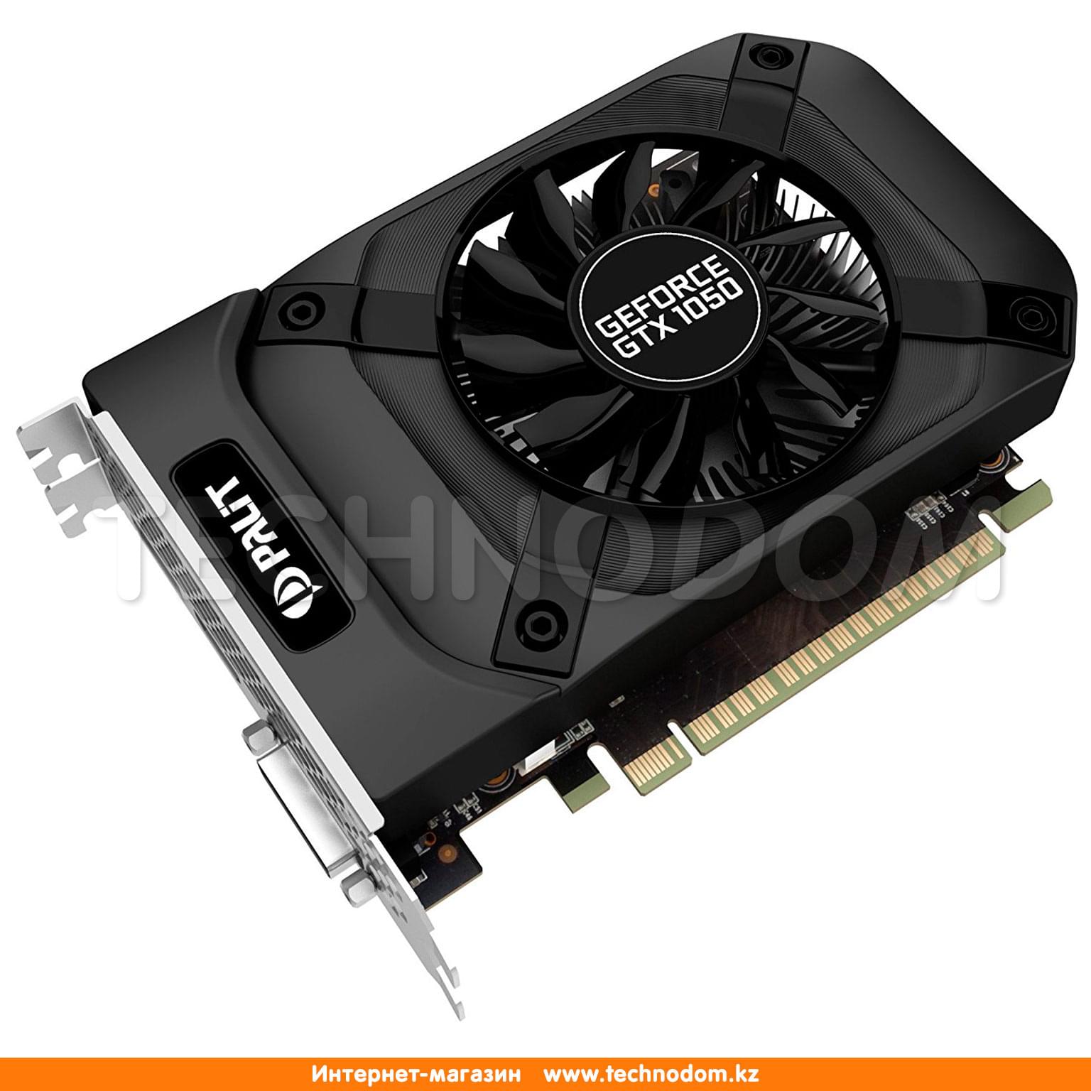 Видеокарта Palit Nvidia GeForce GTX 1050 2Gb StormX (DVI+HDMI+DP) - купить  по лучшей цене в Алматы | интернет-магазин Технодом