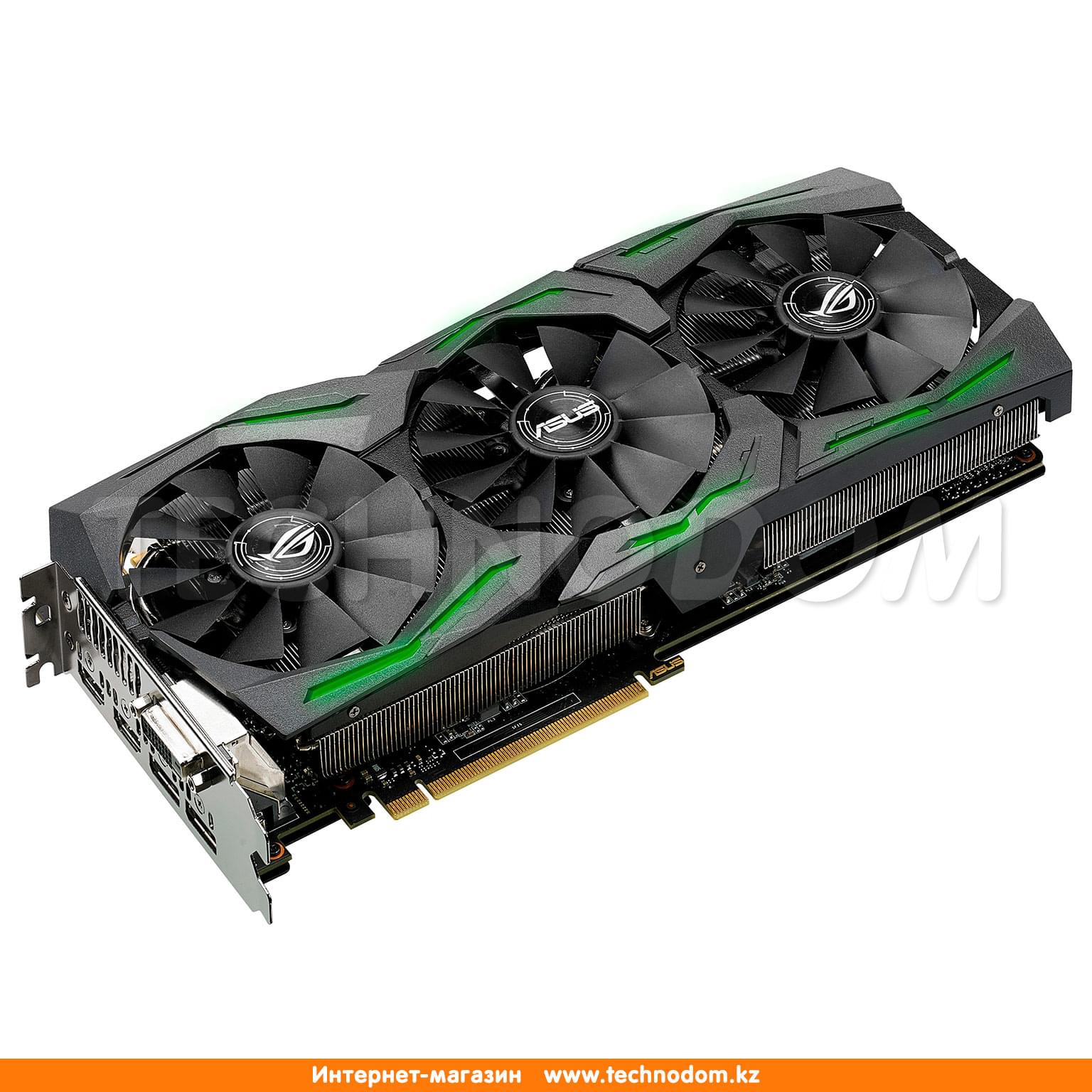 Видеокарта Asus GeForce GTX 1060 Strix Gaming 6Gb 192bit GDDR5 (STRIX-GTX1060-O6G-GAMING)  - купить по лучшей цене в Алматы | интернет-магазин Технодом