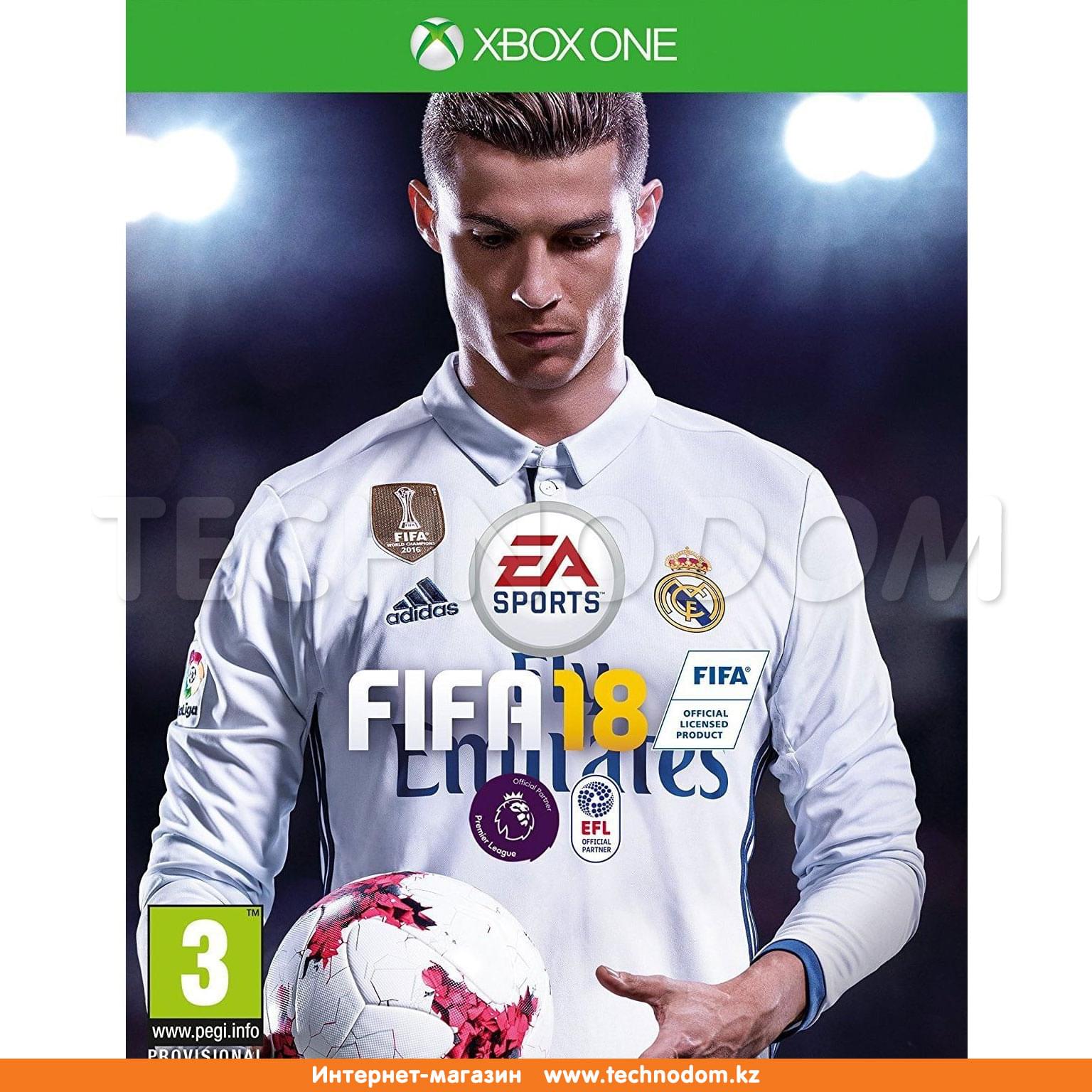 Игра для XBOX One FIFA 18 - купить по лучшей цене в Алматы |  интернет-магазин Технодом