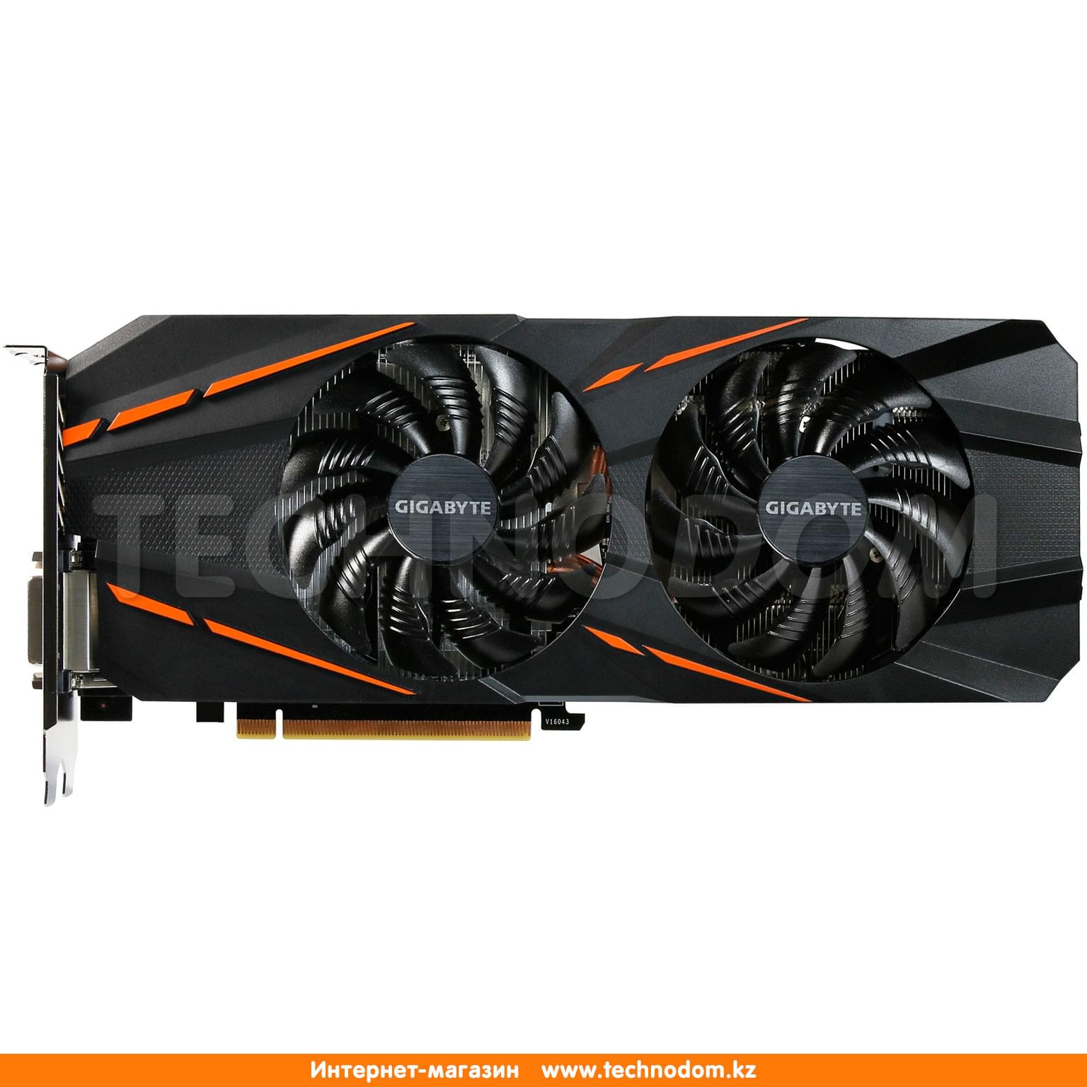 Видеокарта Gigabyte Nvidia GeForce GTX 1060 6Gb GAMING 6G  (DVI+HDMI+3*DP)(GV-N1060G1 GAMING-6GD) - купить по лучшей цене в Алматы |  интернет-магазин Технодом