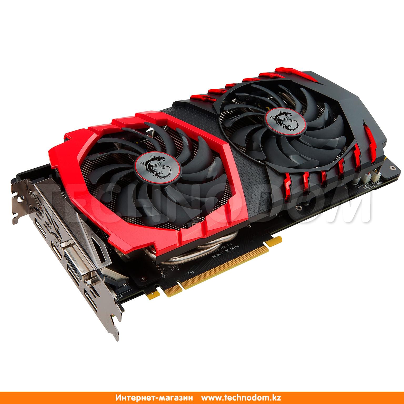 Видеокарта MSI GeForce GTX 1060 GAMING X 3G 3Gb 192bit/G5 (HDMI+3DP+DVI-D)  - купить по лучшей цене в Алматы | интернет-магазин Технодом