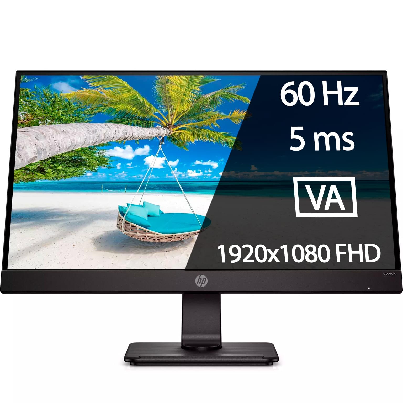HP V221vb Écran 21,5 Full HD 75Hz VGA HDMI (453F2AS)