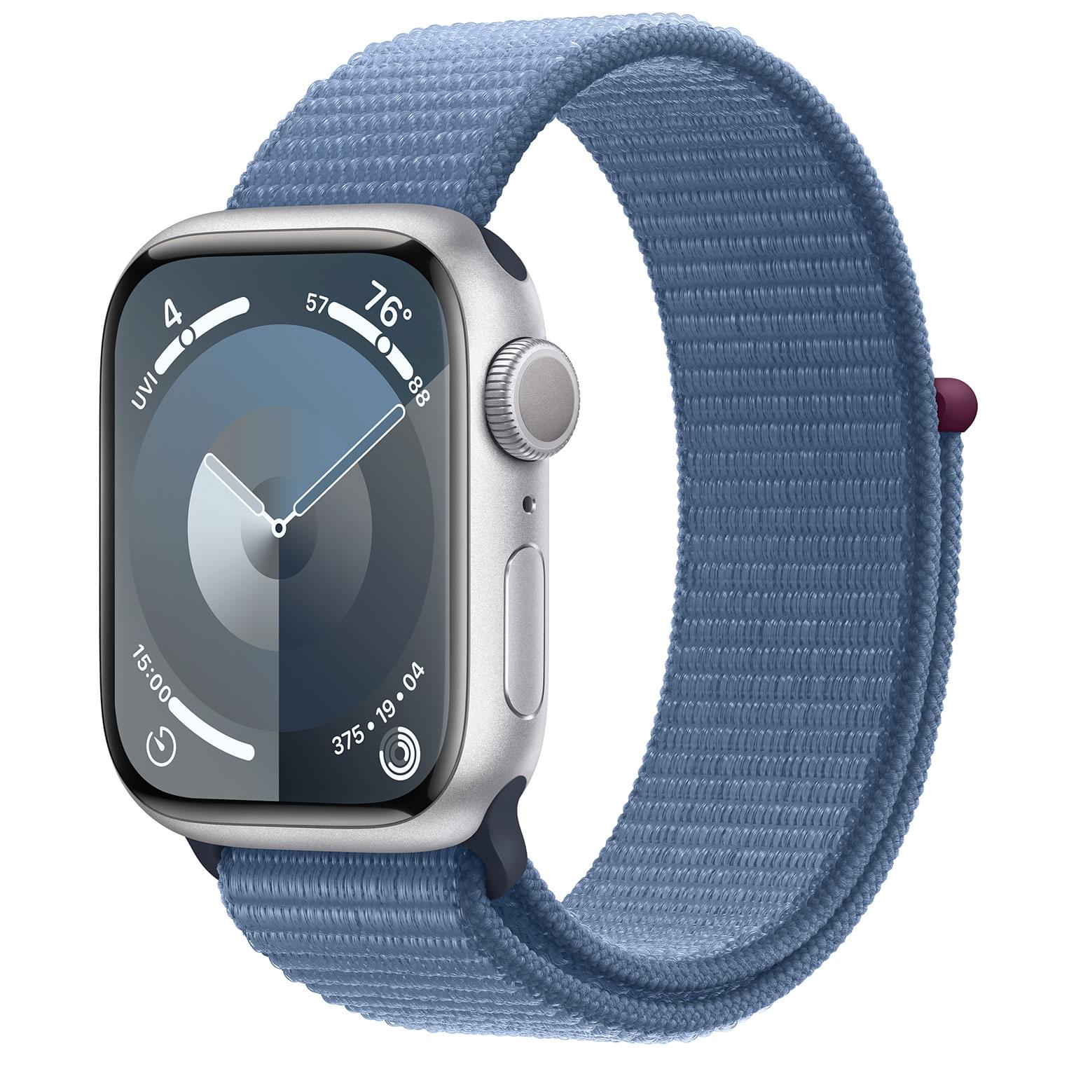 Apple Watch Ultra 49mm Titanium Case with Green Alpine Loop Small MNHJ3GK A